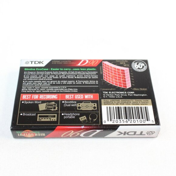 Lot of 12 New Sealed Blank Audio Cassette Tapes  Maxell UR 60 TDK D 90 RCA HiFi - Picture 12 of 12